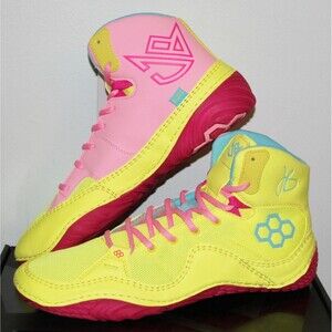 Rudis Jordan Burroughs JB1 Wrestling Shoes Mens 10 Pink Lemonade New